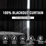 Generic 1pcs Solid Color Curtains, Blackout And Heat Insulation Curtains - Khaki - 132*241cm - image 7