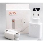 CHARGEUR  67W Xiaomi  Adaptateur Chargeur Mural Rapide Câble USB-C Redmi