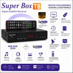Generic Super Box T8 - Décodeur Numérique Satellite DVB-T2/C Full HD 1080P Avec Télécommande + Câble AV - image 4