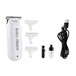 Kemei Tondeuse Bébé Rechargeable USB – Coupe Douce et Silencieuse