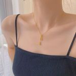 Fashion Collier en forme de gourde à frange