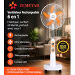 Vant Ventilateur Rechargeable