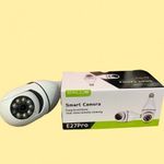 Mini Caméra De Sécurité Ip 360 Degrés Caché 960P / Wifi Lampe D'Ampoule Sans Fil