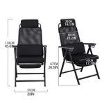 Generic Chaise Bureau Chaise Pliante Portable VFC - image 2