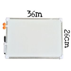 Tableau Blanc Magnétique Effaçable AVEC FEUTRE -Blanc