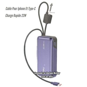 PREMIUM Hepu Mini Power Bank 10000mAh HP-A05 New Haute Qualité Charge Rapide 22W - Câble iPhone Type-C Samsung Xiaomi Tecno iPhone Etc BG