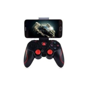 Manette De Jeu Bluetooth Pour Téléphone Android Et IOS - Noir/Rouge