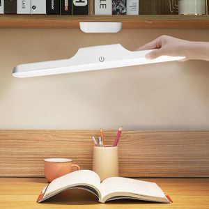 Lampe de Bureau LED Magnétique Rechargeable - Contrôle Tactile & Télécommande - Éclairage Anti-Éblouissement