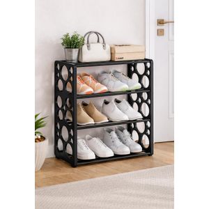 Étagère à Chaussures Métallique Multi-Niveaux – Rangement Compact & Moderne