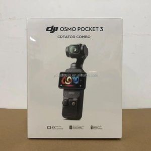 Dji Osmo Pocket 3 Creator Combo, Caméra de vlogging avec CMOS 1'' et vidéo 4K/120fps, stabilisation 3 axes, suivi du visage/objet, mise au point rapide, micro inclus pour un son clair, petite caméra pour la photographie