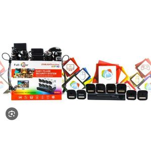 SYSTÈME DE SÉCURITÉ FULL HD DE 08 CAMÉRAS IDÉAL POUR MAISON - ENTREPRISE -MAGASINS