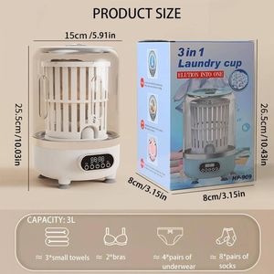 Mini Lave-Linge Portable 3-en-1 “Laundry Cup” HP-909 – Compact, Pratique & Efficace