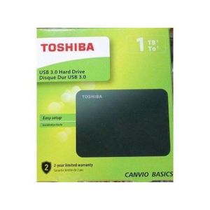 Toshiba DISQUE DUR EXTERNE PORTABLE-TOSHIBA CANVIO BASICS 1To – USB 3.0