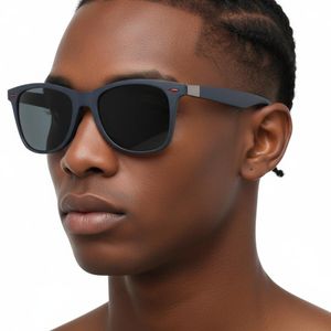 Lunettes De Soleil Polarisées Homme - Bleu/Rouge