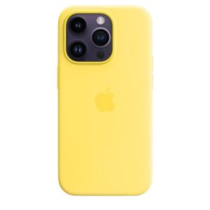 coque sillicone iphone 16 pro max - jaune