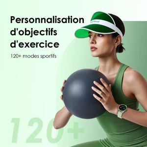 Oraimo Watch 2R – Montre Intelligente TFT 1,39 Pouces avec Appels Bluetooth et Étanchéité IP68 - Noir