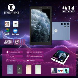 Touch Tablette M14 NOTEBOOK 6GB RAM 256GB ROM Android KitKat 13.0 7.0" Pouce 10MP 15MP OCTA-CORE 3500mAh