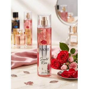 Naomi Brume Corporelle  Scarlet Roses – Parfum Floral Sensuel à la Rose