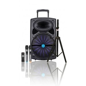 BAFFLE Enceinte D-12 Haut Parleur Bluetooth Original +2 Micros + Pieds