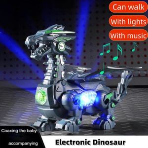 Dinosaure électronique pour enfants - Avec laisse