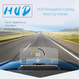 Support pour affichage tête haute (HUD) pour voiture, projecteur de navigation automobile, chargeur sans fil