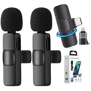 Acheter Microphone à revers sans fil pour téléphone portable, Lavalier, pour  enregistrement sonore, petit Mike pour Iphone, revers sans fil