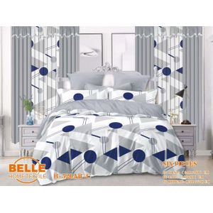 Belle Lot Complet : 2 Draps + 2 Taies + 2 Rideaux – Design Élégant et Confort Assuré