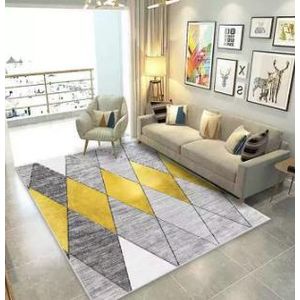 POHB Tapis 120*160cm, tisse a la machine， pour le salon，rectangle，style moderne