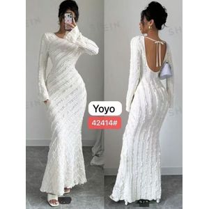 Robe blanc longue 