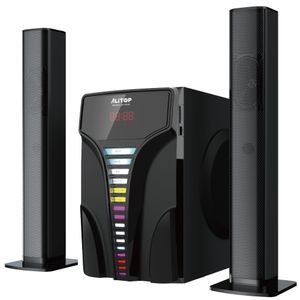 ALITOP Woofer SP-5209 – Chaîne HIFI – Noir
