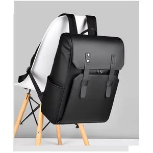 Mode Sac à Dos Vintage Noir – Grande Capacité – Style Urbain