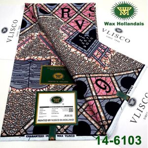 Hollandais Wax Vilsco Pagne Hollandais Authentique 14/6103 ABC 
