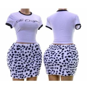 Ensemble Mini Jupe & Haut imprimé Dalmatien