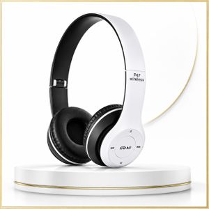 Casque Audio Bluetooth P47 - Blanc
