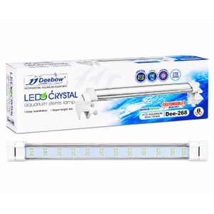 Lampe LED pour Aquarium: 40cm ou 50cm au choix  Éclairage Blanc Haute Luminosité – Extensible – Économie d'Énergie – 8W