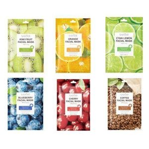 6pcs/set SADOER - Masque Facial - Cyan Java Chip Bis  -03