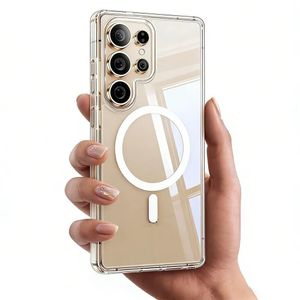Coque transparente magsafe compatible Tecno Camon 50 / 50 pro + 1 antichoc - Transparent 
