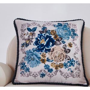 Pieces(2) Coussin de canapé Coussin décoratif fleurs 