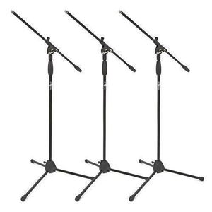 Ok Pied de microphone trépied réglable 3 pièces