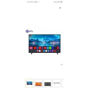 ATL smart TV 55''- 4k HDR - wifi-LED - sans bordures - Android - Décodeur intégré - ATL-55V7S - Noir - Garantie 12 mois + support mural offert 