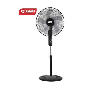 SMART TECHNOLOGY Ventilateur 18" Avec Télécommande (STV-1899RCC)-Noir-60W-5 Hélices -Garantie 1 Mois