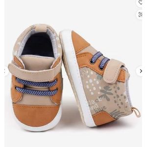 Chaussures Bébé Nouveau-né Antidérapantes à Semelle Souple, Sport Premiers Pas pour Tout-petits de 6 mois à 12mois 