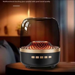 Enceinte Bluetooth 5.0 avec Lumière LED Multicolore, Musique Dynamique - Noir
