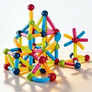 Jeu de construction magnétique éducatif 42pcs- multicolore