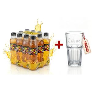 Jet Jet X Boisson Énergétique 350Ml X 12 + Verre