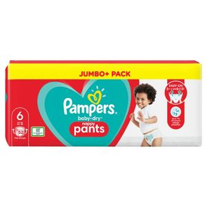 PAMPERS Baby-Dry pants couches-culottes taille 8 (+19kg) 26 couches pas  cher 