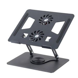 Support Pc Portable Avec Refroidisseur Rotative 360 Degrés
