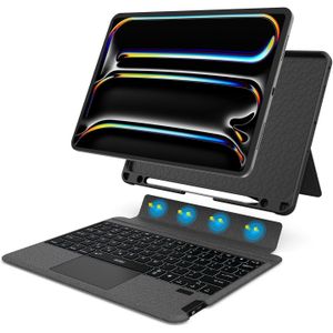 Étui compatible  pour iPad IR 13 12,9 pouces avec clavier A NOIR