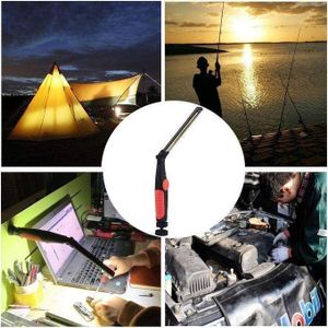 Lampe De Travail à LED Portable Rechargeable Pliable Rotative à 360 Degrés RTR