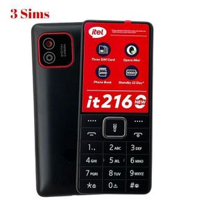 PREMIUM Itel Téléphone it2160 3 SIM - Batterie longue durée HG